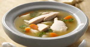 sopa de pollo