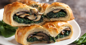 Wellington de Champiñones y Espinacas