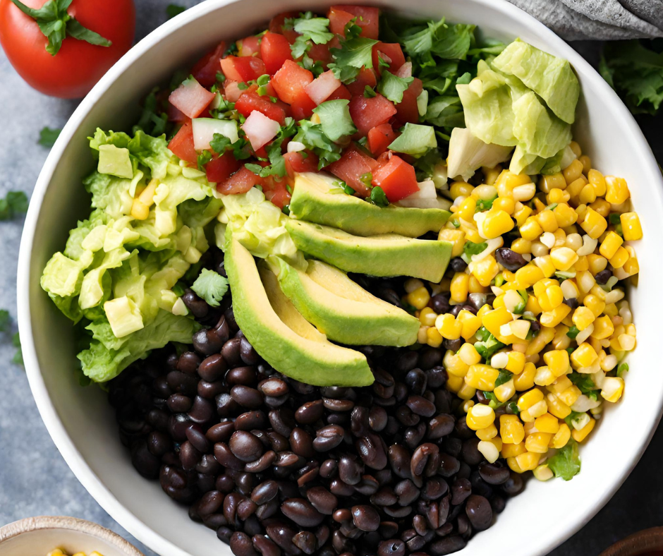 Tazón de Burrito Vegetariano 